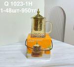 Q 1023-1H Стеклянный Чайник (1кр-48шт-1450тг) 1PCS/SET