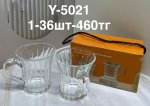 Y 5021 Куржка стеклянная с ручкой (1кр-36шт)