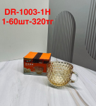 DR 1003 - 1H  Кружка стеклянная с ручкой цветная 1pcs/set(1кр-60шт)