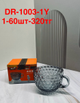 DR 1003 - 1Y  Кружка стеклянная с ручкой цветная 1pcs/set(1кр-60шт)
